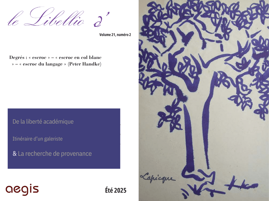 Lire la suite à propos de l’article Parution du Libellio de l’été 2025