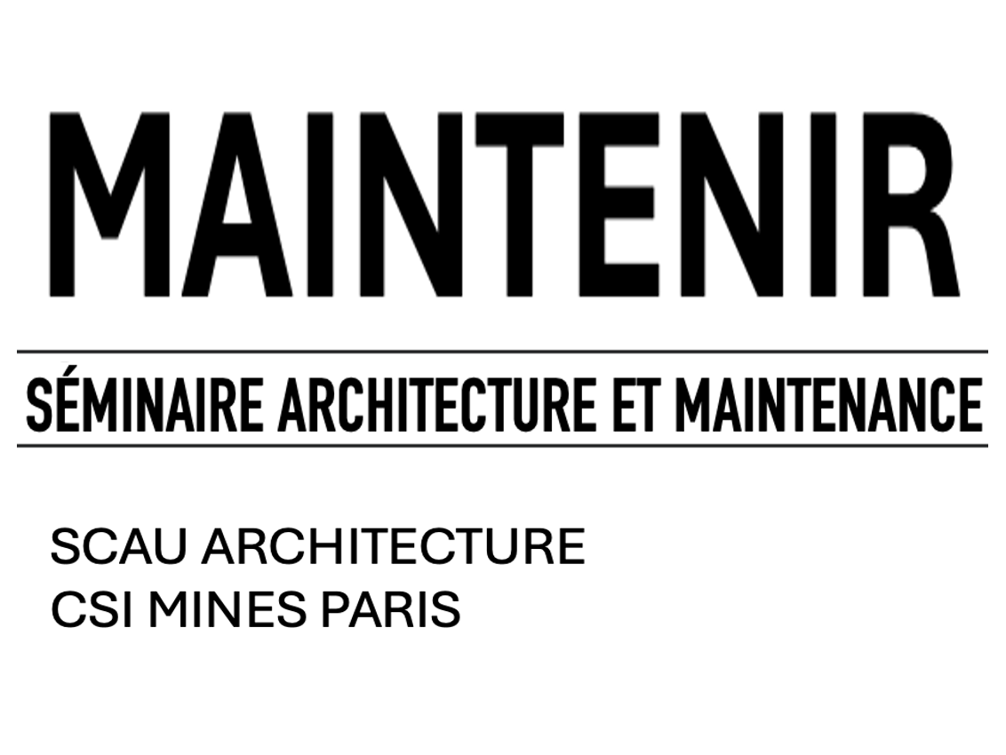 Lire la suite à propos de l’article Maintenir. Architecture et maintenance, ce qui nous tient